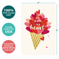 Load image into Gallery viewer, Melt My Heart Valentine 12 Pack Notecards
