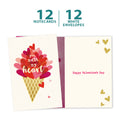 Load image into Gallery viewer, Melt My Heart Valentine 12 Pack Notecards
