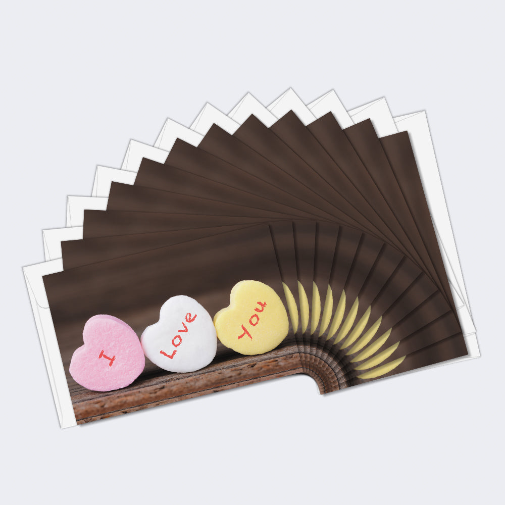 Sweet Hearts 12 Pack Notecards