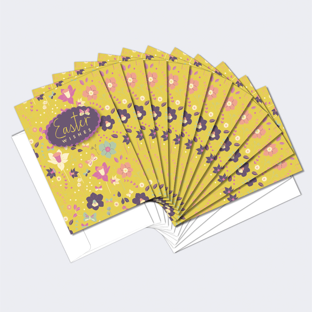Easter Wishes 12 Pack Notecards