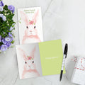 Load image into Gallery viewer, Pink Bunny 12 Pack Notecards
