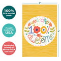 Load image into Gallery viewer, 100 Percent Awesome 12 Pack Notecards
