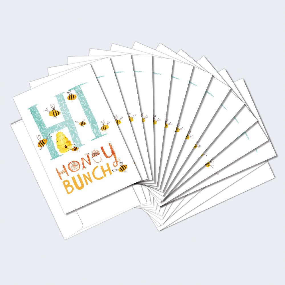 Honey Bunch 12 Pack Notecards