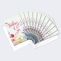 Load image into Gallery viewer, Rainbow Florals 12 Pack Notecards
