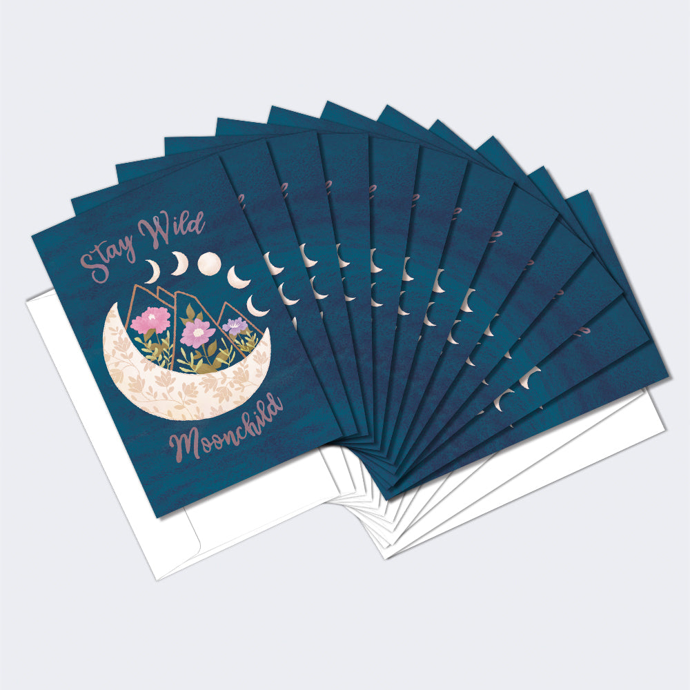 Stay Wild Moonchild 12 Pack Notecards
