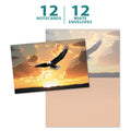Load image into Gallery viewer, Eagle Soaring Boxed 12 Pack Notecards
