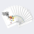 Load image into Gallery viewer, Checking in Giraffe 12 Pack Notecards
