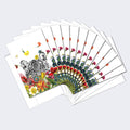 Load image into Gallery viewer, White Tiger Flowers 12 Pack Notecards
