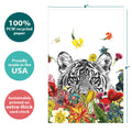 Load image into Gallery viewer, White Tiger Flowers 12 Pack Notecards
