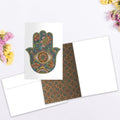 Load image into Gallery viewer, Vibrant Hamsa Boxed 12 Pack Notecards
