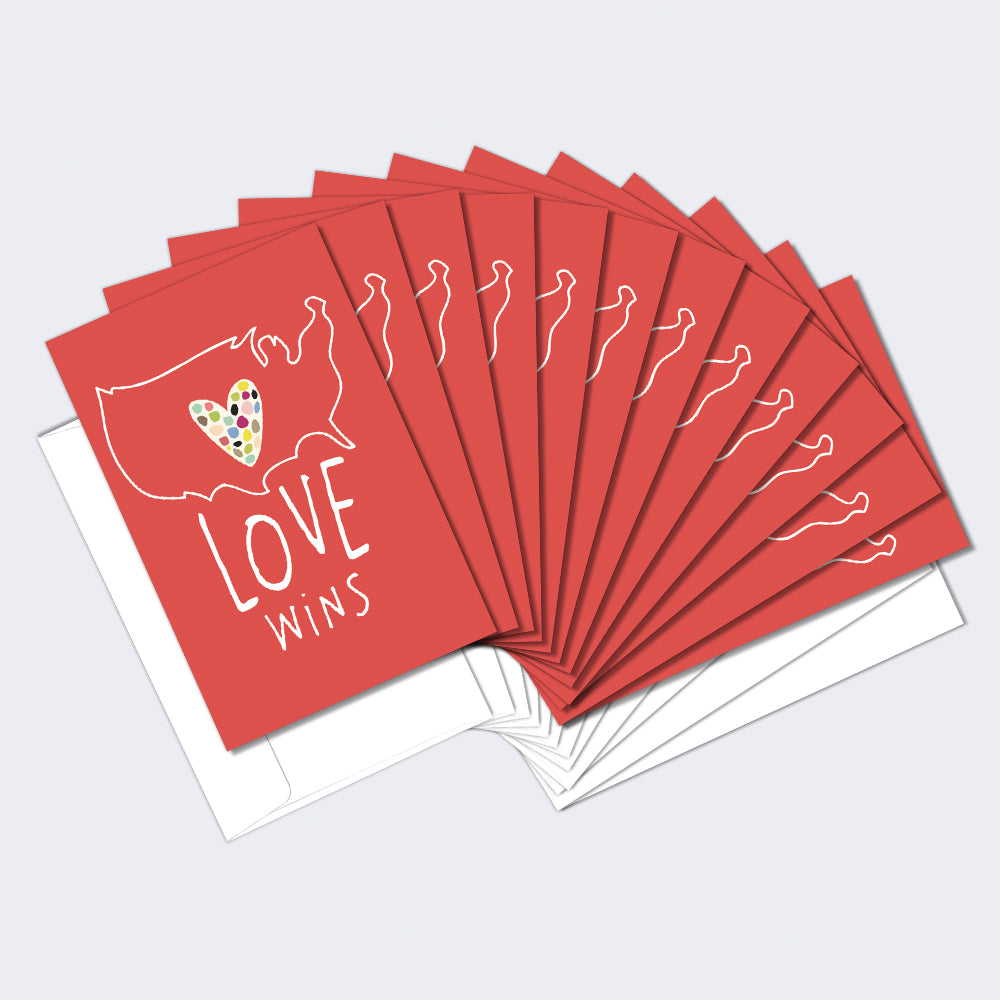 Love Wins Boxed 12 Pack Notecards