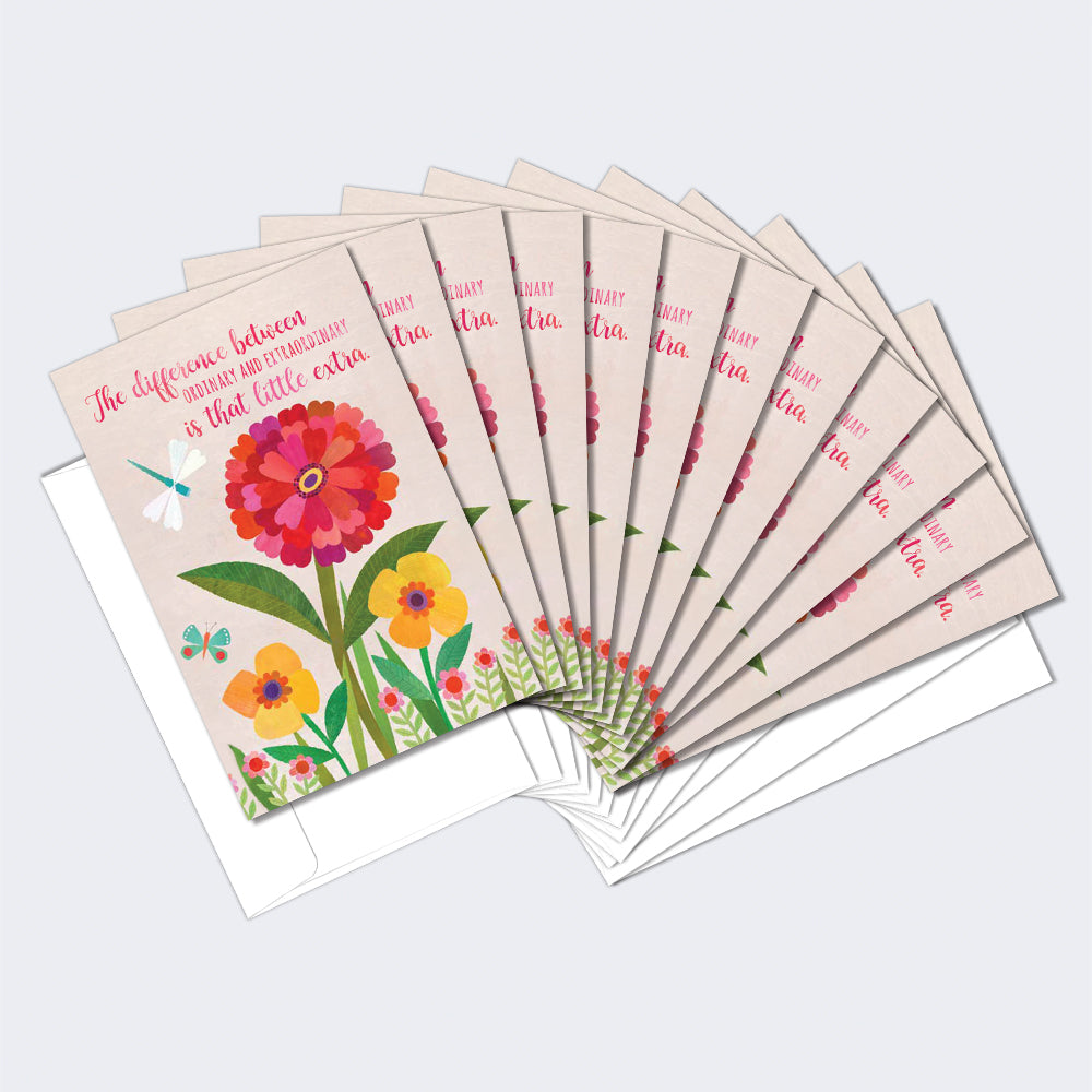 Be Your Vibrant Self 12 Pack Notecards