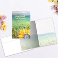 Load image into Gallery viewer, Delight Sunflower 12 Pack Notecards
