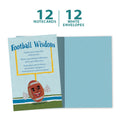 Load image into Gallery viewer, Football Wisdom 12 Pack Notecards
