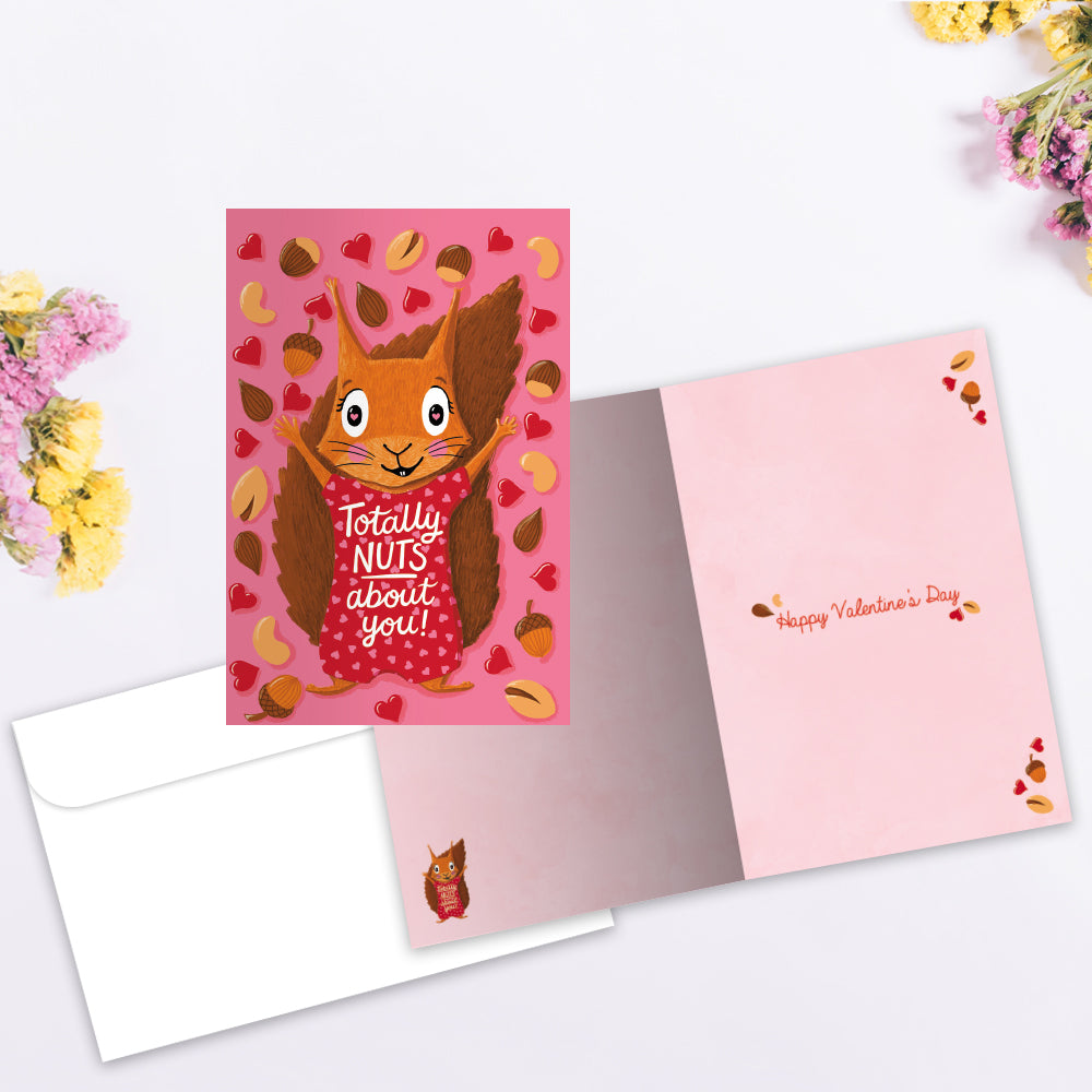 Squirrel Nuts 12 Pack Notecards TreeFree Greetings