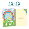 Load image into Gallery viewer, Rainbow Bunnies 12 Pack Notecards
