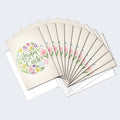 Load image into Gallery viewer, Spring Wreath 12 Pack Notecards
