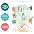 Load image into Gallery viewer, Let Your Light Shine 12 Pack Notecards
