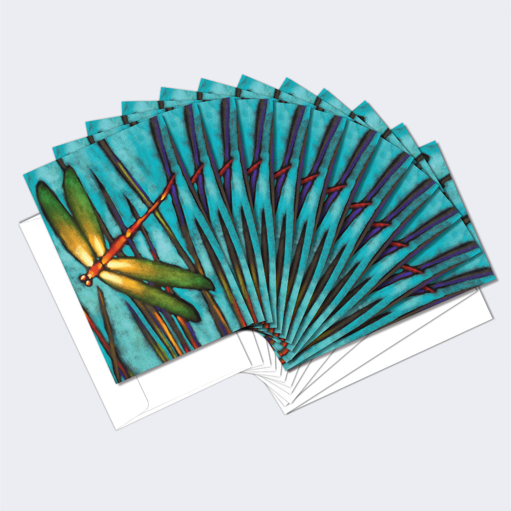 Beautiful Dragonfly Boxed 12 Pack Notecards