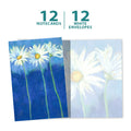 Load image into Gallery viewer, Daisies on Blue Boxed 12 Pack Notecards

