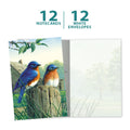Load image into Gallery viewer, Morning Bluebirds 12 Pack Notecards
