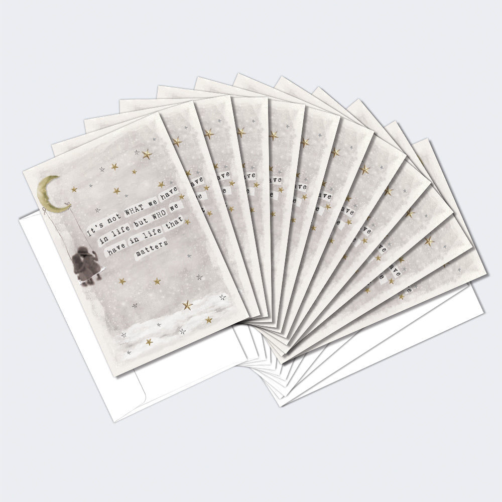 Golden Friendship 12 Pack Notecards – Tree-Free Greetings