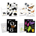 Load image into Gallery viewer, Cats, Ghosts, and Bats Halloween 8 Pack

