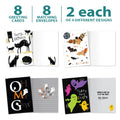 Load image into Gallery viewer, Cats, Ghosts, and Bats Halloween 8 Pack

