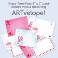 Load image into Gallery viewer, Watercolor Hearts Valentine&#39;s Day 8 Pack
