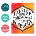 Load image into Gallery viewer, Millennial With Kombucha Single Card
