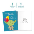 Load image into Gallery viewer, Yoda Best Birthday Single Card
