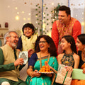 Load image into Gallery viewer, Vibrant Elephants Diwali Single Card
