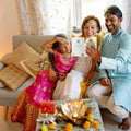 Load image into Gallery viewer, Vibrant Elephants Diwali Single Card
