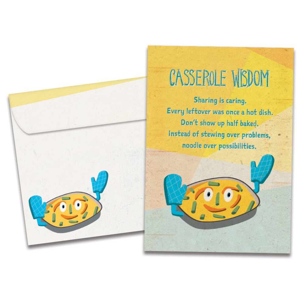 Casserole Wisdom Card