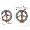 Load image into Gallery viewer, Peace Wreath Single Card
