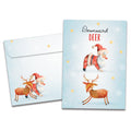 Load image into Gallery viewer, Downward Deer Single Card
