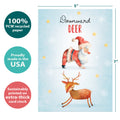 Load image into Gallery viewer, Downward Deer Single Card
