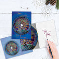 Load image into Gallery viewer, Winter Solstice Mandala Single Card
