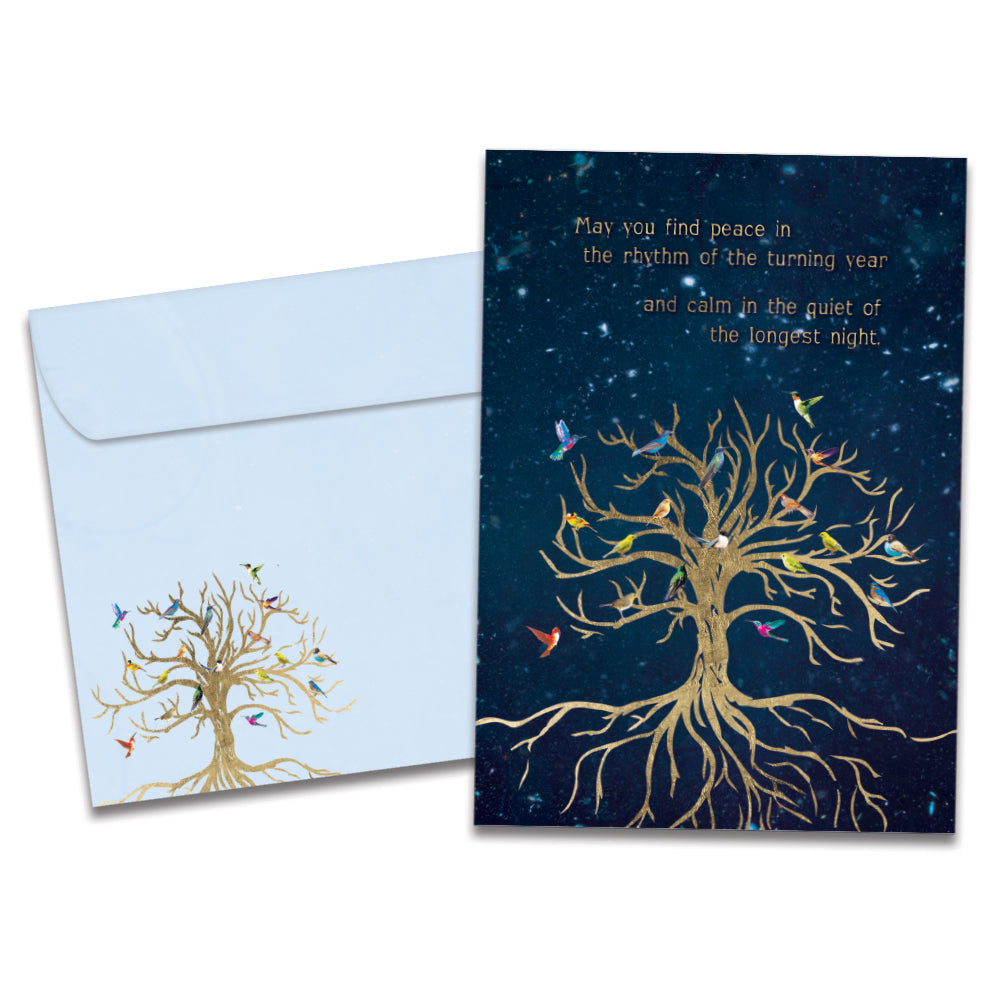 Bird Tree of Life Single Card