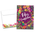 Load image into Gallery viewer, Cumpleanos Flowers Single Card

