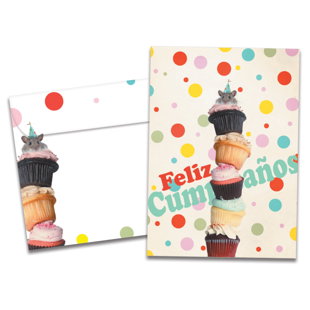 Cumpleanos Mouse Single Card