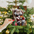 Load image into Gallery viewer, Cat Nap Santa Single Card
