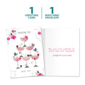 Load image into Gallery viewer, Champagne Piled High Single Card
