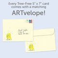 Load image into Gallery viewer, Bananas For You Single Card
