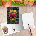 Load image into Gallery viewer, Sugar Skull Paisley Single Card
