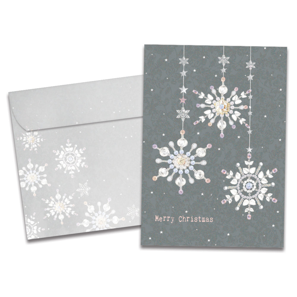 Silver and Gold Christmas Single Card