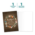 Load image into Gallery viewer, Thankful Wreath Single Card
