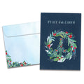 Load image into Gallery viewer, Peace on Earth Wreath Single Card
