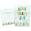 Load image into Gallery viewer, Love Peace Joy Single Card
