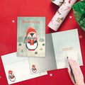 Load image into Gallery viewer, Cozy Penguin Single Card
